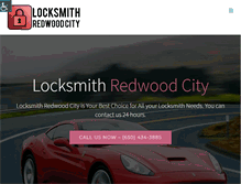 Tablet Screenshot of locksmithredwoodcity.net